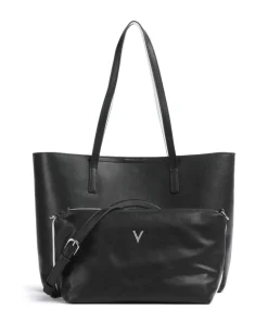 Selena Re Shopper Lederimitat schwarz/weiß