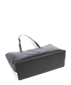 Selena Re Shopper Lederimitat schwarz/weiß