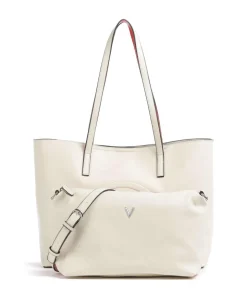 Selena Re Shopper Lederimitat beige/rot