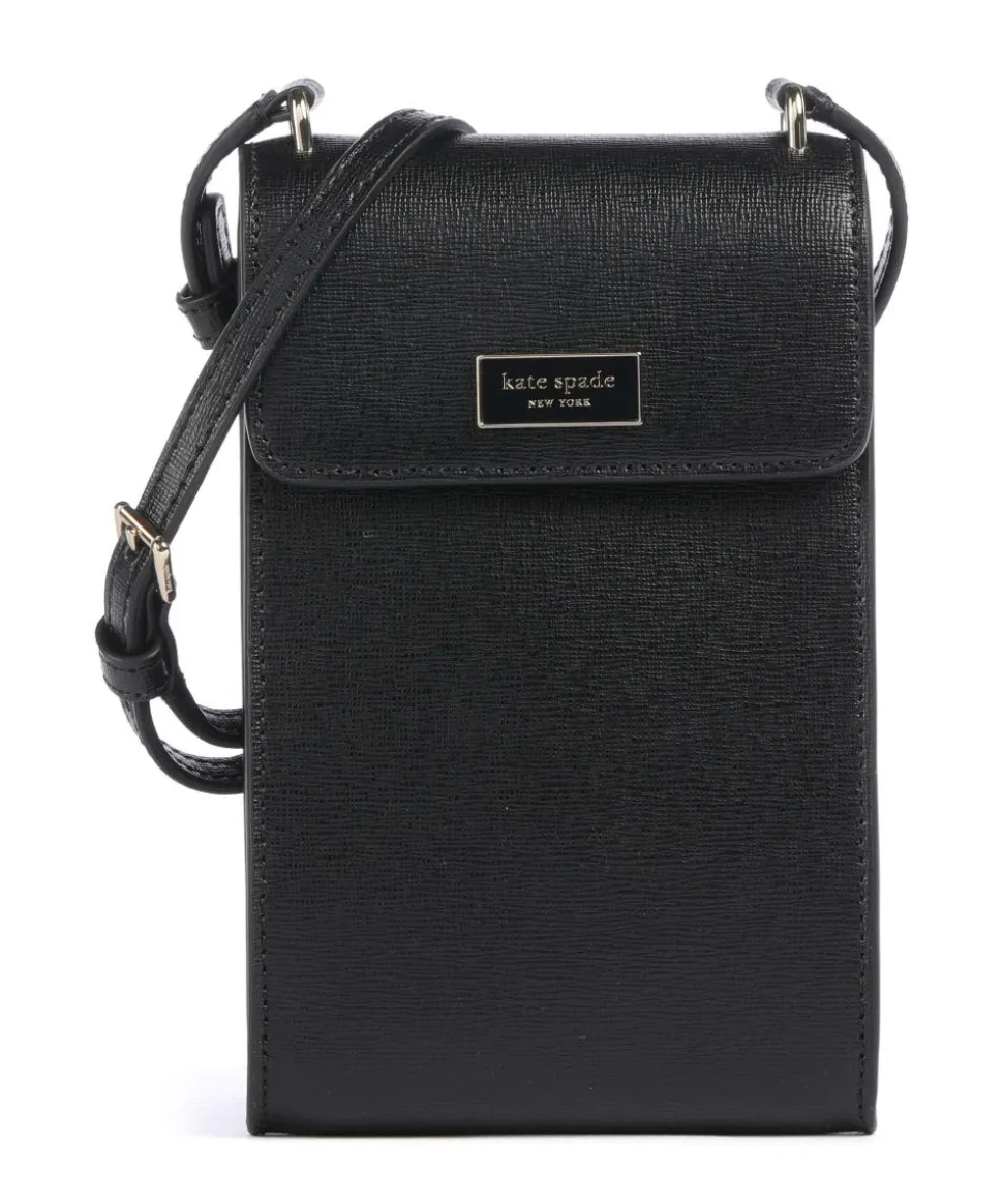 Serena Handytasche Saffiano Leder schwarz