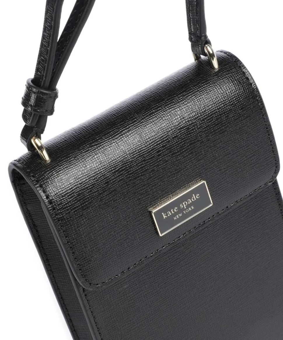 Serena Handytasche Saffiano Leder schwarz