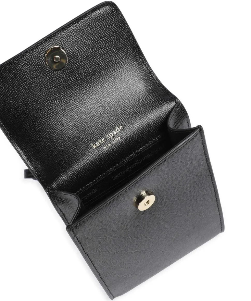 Serena Handytasche Saffiano Leder schwarz