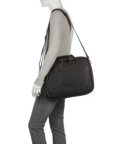 Seth Aktentasche 15″ Pull-Up Rindsleder dunkelbraun