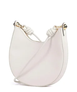 Sfera Mini Umhängetasche genarbtes Leder weiß