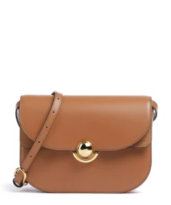 Sfera S Umhängetasche fein genarbtes Kalbsleder braun