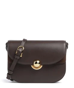 Sfera S Umhängetasche fein genarbtes Kalbsleder dunkelbraun