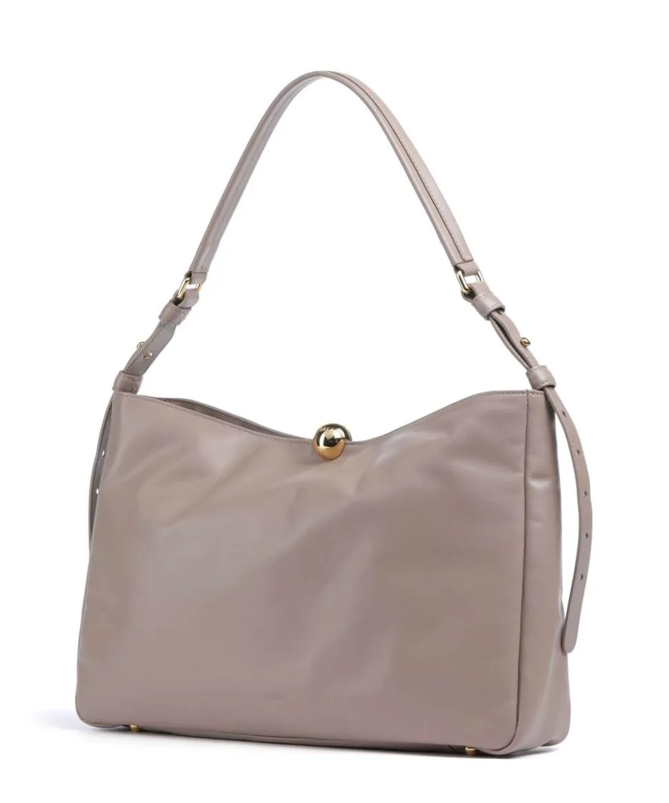 Sfera Soft L Beuteltasche Nappa Kalbsleder taupe