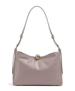 Sfera Soft M Beuteltasche fein genarbtes Leder taupe