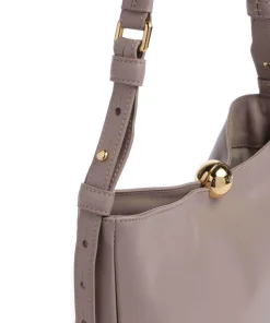 Sfera Soft M Beuteltasche fein genarbtes Leder taupe