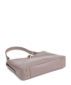 Sfera Soft M Beuteltasche fein genarbtes Leder taupe