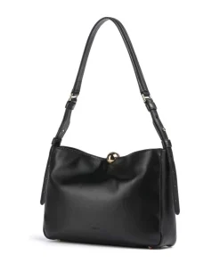 Sfera Soft M Beuteltasche fein genarbtes Rindsleder schwarz