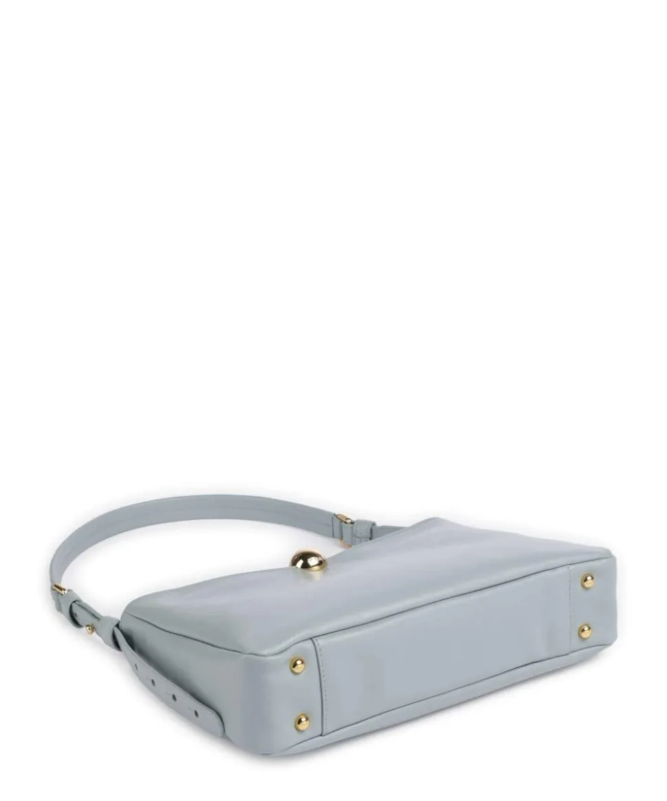 Sfera Soft M Beuteltasche fein genarbtes Leder blaugrau