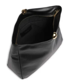 Sfera Soft M Clutch fein genarbtes Kalbsleder schwarz