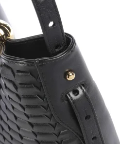 Sfera Soft Mini Bucket bag fein genarbtes Rindsleder schwarz