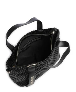 Shantel Handtasche Lederimitat schwarz