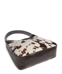Sheelby Beuteltasche Fell, fein genarbtes Rindsleder mehrfarbig