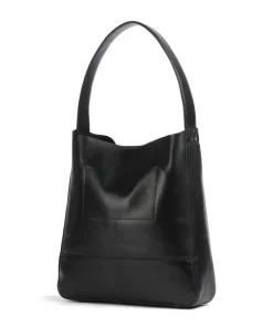 Shelby Beuteltasche fein genarbtes Rindsleder schwarz