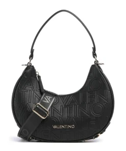 Shelby Schultertasche Lederimitat schwarz