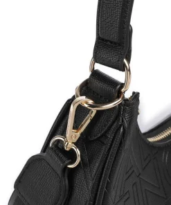 Shelby Schultertasche Lederimitat schwarz