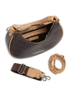 Shelby Schultertasche Lederimitat dunkelbraun