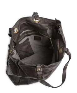 Shopper fein genarbtes Rindsleder dunkelbraun