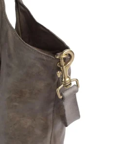 Shopper fein genarbtes Rindsleder dunkelgrau