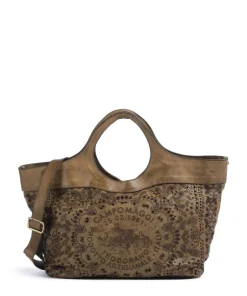 Shopper fein genarbtes Rindsleder olivgrün