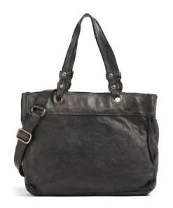 Shopper fein genarbtes Rindsleder dunkelgrau