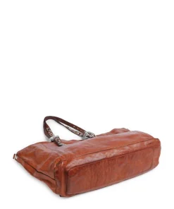 Shopper genarbtes Rindsleder cognac