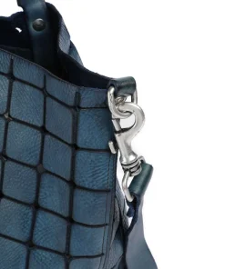 Shopper Rindsleder petrol