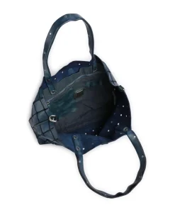 Shopper Rindsleder petrol