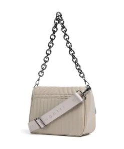 Sira Schultertasche Lederimitat beige