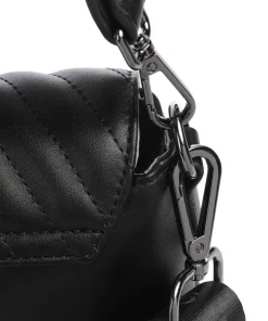 Sira Schultertasche Lederimitat schwarz