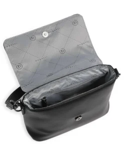 Sira Schultertasche Lederimitat schwarz