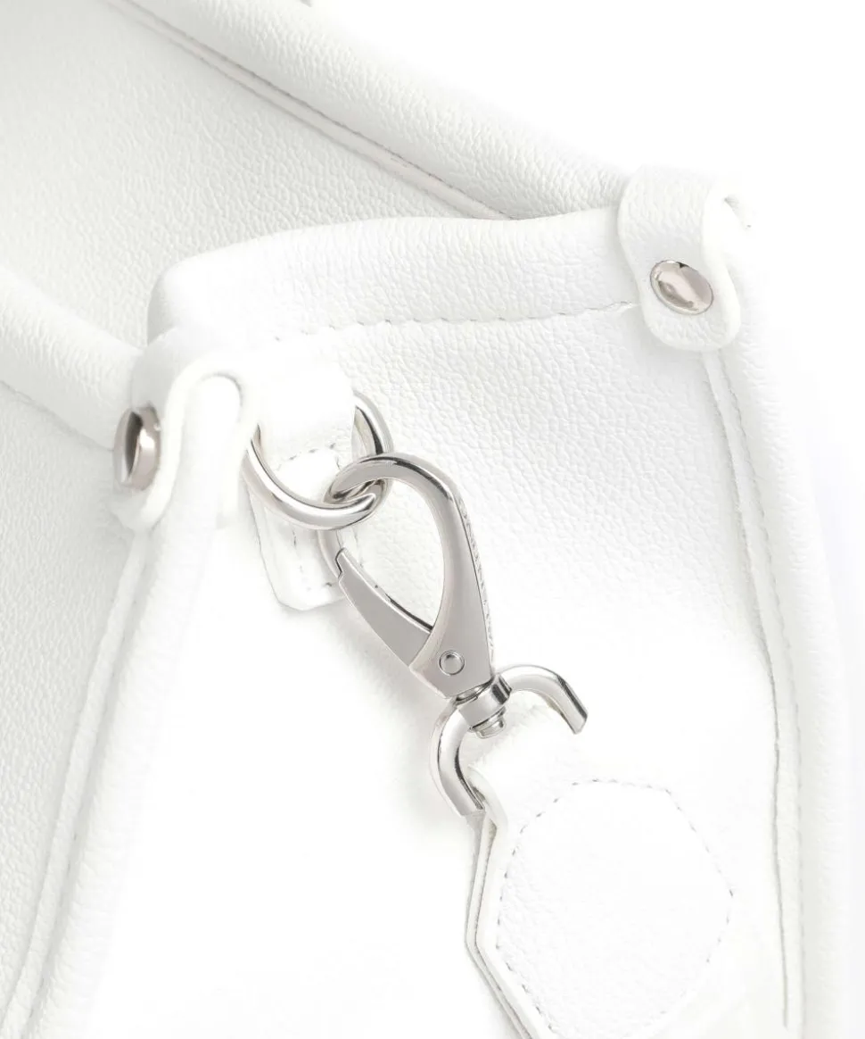 Sirah Re Handtasche Lederimitat weiß