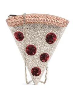 Slice Umhängetasche Textil, fein genarbtes Rindsleder beige/braun