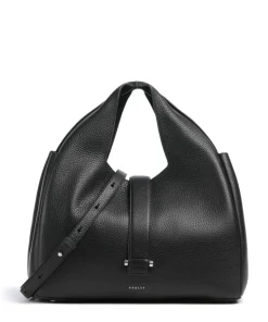 Sloane Street Handtasche genarbtes Rindsleder schwarz