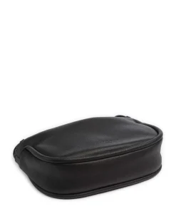 Small Pebble M Schultertasche genarbtes Rindsleder schwarz