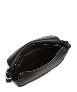 Small Pebble M Schultertasche genarbtes Rindsleder schwarz