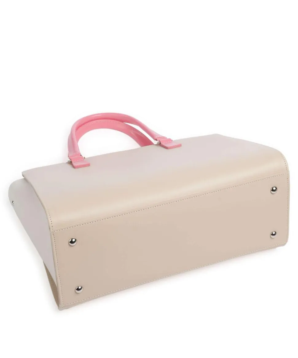 Smooth Handtasche Rindsleder beige