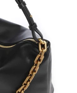 Sofi Beuteltasche fein genarbtes Rindsleder schwarz