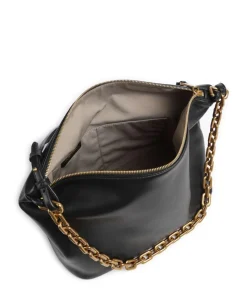 Sofi Beuteltasche fein genarbtes Rindsleder schwarz