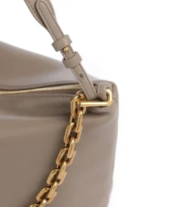 Sofi Beuteltasche fein genarbtes Rindsleder taupe