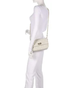 Sofie Umhängetasche fein genarbtes Rindsleder creme