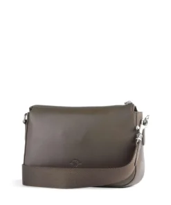 Sofisticato 1.0 Jasmina Umhängetasche fein genarbtes Leder braun