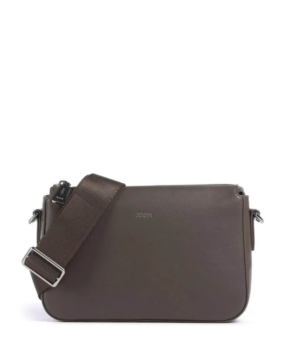 Sofisticato 1.0 Jasmina Umhängetasche fein genarbtes Leder taupe