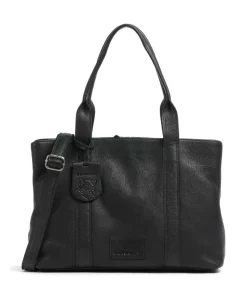 Soft Skylar Aktentasche 13″ genarbtes Leder schwarz