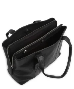 Soft Skylar Aktentasche 13″ genarbtes Leder schwarz