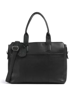 Soft Skylar Aktentasche 15″ fein genarbtes Leder schwarz