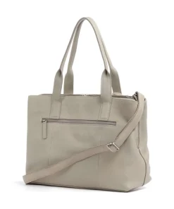 Soft Skylar Aktentasche 13″ genarbtes Leder hellgrau